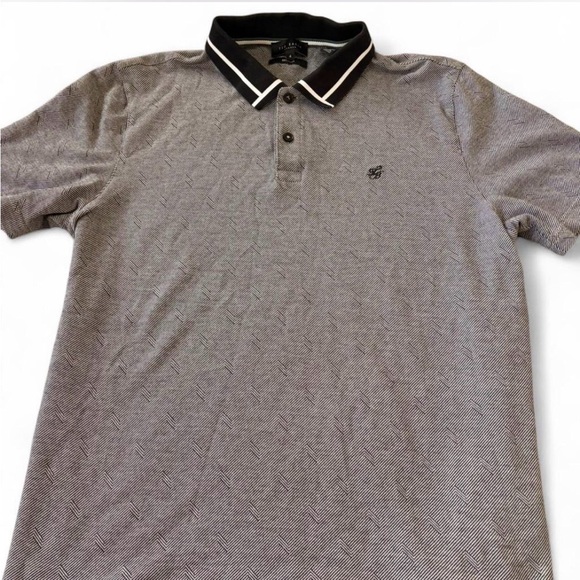 Ted Baker Charcoal and Black Polo Shirt - Picture 4 of 7